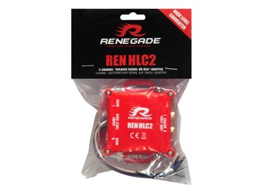 Renegade RENHLC2 Cinch - RCA + выносной конвертер для магнитолы без выхода RCA