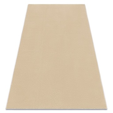 MIĘKKI DYWAN SHAGGY DO SALONU SYPIALNI PRANIA 140x190 GŁADKI beż #P027