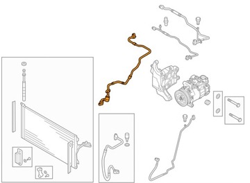 Przewód klimatyzacji do Cayenne 7L6820017B