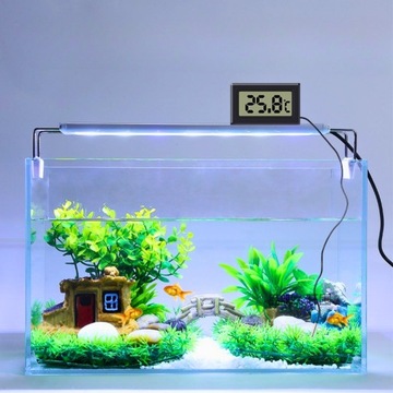 SONDA TERMOMETR LCD Z SONDĄ ELEKTRONICZNY CYFROWY DO AKWARIUM LODÓWKI KABEL