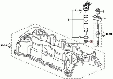 HONDA OE 16472-RBD-E00 PODLOŽKA VSTŘIKOVAČE