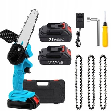 АККУМУЛЯТОРНАЯ ЦЕПНАЯ ПИЛА МИНИ-ПИЛА 2 АККУМУЛЯТОРА