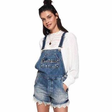 SUPERDRY NIEBIESKIE KRÓTKIE OGRODNICZKI (38)