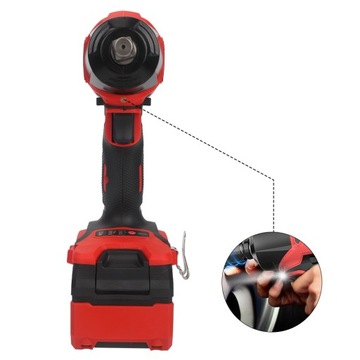 АККУМУЛЯТОРНЫЙ КЛЮЧ ДЛЯ КОЛЕС 1/2'' 650 Нм 21 В+2* АККУМУЛЯТОР 4 Ач