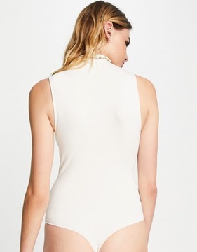 VERO MODA BEZSZWOWE BODY ECRU (S/M)