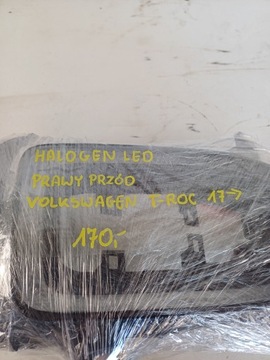 HALOGEN LED DRL PRAVÝ PŘEDNÍ VOLKSWAGEN T-ROC 17-