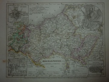 Германия Мекленбург: Шверин и Стрелиц, 1849 г.