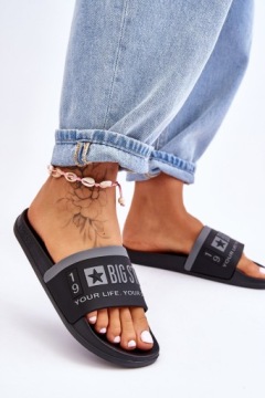 ЛЕГКИЕ ЖЕНСКИЕ ШЛЕПОНЫ BIG STAR LL274732 ЧЕРНЫЕ 38