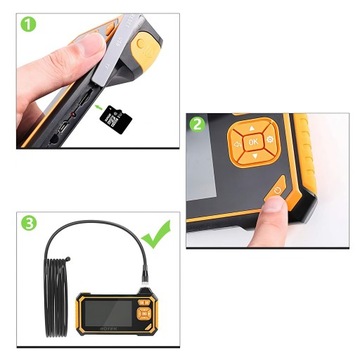 ИНСПЕКЦИОННАЯ КАМЕРА ЭНДОСКОП 3M LCD HD 4,3