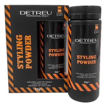 DETREU STYLING POWDER NUTURAL MATTE FINISH PUDER DO WŁOSÓW BARBER 20G