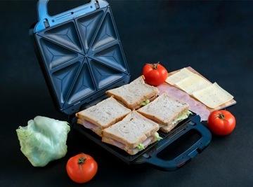 СЭНДВИЧ-ПРОИЗВОДЧИК XXL НА 4 ВКУСА, ВАФЛИ-ГРИЛЬ 3 В 1