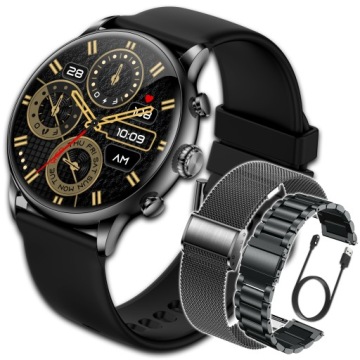 ЖЕНСКИЕ СМАРТЧАСЫ ПОЛЬСКОЕ МЕНЮ РАЗГОВОРЫ ЗДОРОВЬЕ СПОРТ AMOLED SMART WATCH PL