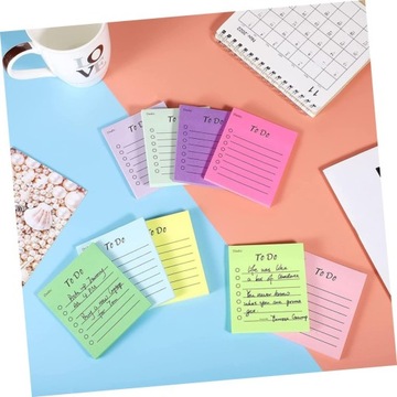 9 Sztuk Papieru Urocza Uwaga Naklejki Podkładki Memo Memorandum Praca W Biu