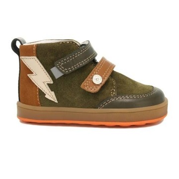 BUTY DZIECIĘCE unisex WYGODNE skórzane TRZEWIKI na rzepy BARTEK r. 19