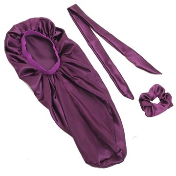 Атласные шапочки для сна с феном