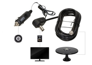 АВТОМОБИЛЬНАЯ АНТЕННА DVB-T ПИТАНИЕ 12В 24В BD7
