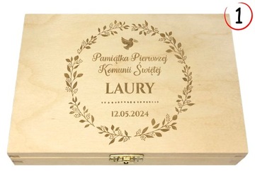 ПОДАРОЧНАЯ КОРОБКА ДЛЯ СВЯТОГО ПРИЧАСТИЯ, КРЕЩЕНИЯ, ДЕНЕГ, ГРАВИРОВКИ УКРАШЕНИЙ