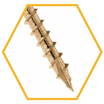 Шурупы столярные по дереву 10х260 TORX ПЛАСТИНЫ 25шт WCT-10260 AZMET