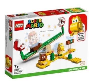 LEGO 71365 SUPER MARIO MEGA ZJEŻDŻALNIA PIRANHA ZESTAW ROZSZERZAJĄCY