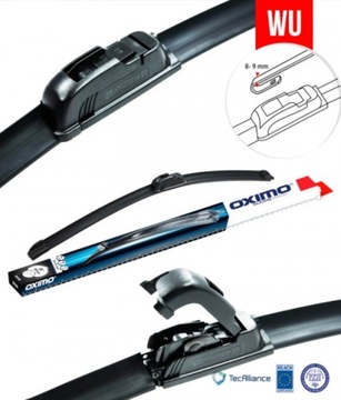 OXIMO WU525 WIPER 525MM SILICON LINE FLAT