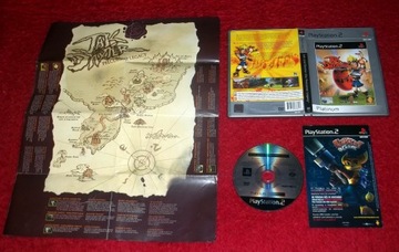 JAK & AND DAXTER THE PRECURSOR LEGACY POLSKA EDYCJA MAPA PS2 PLAYSTATION 2