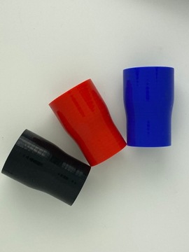 REDUKCJA SILIKON ZBROJONY 40/45mm KOLOR CZERWONY DO SAMOCHODU