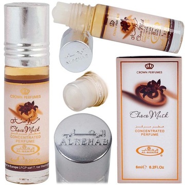 PERFUMY DAMSKIE W OLEJKU AL-REHAB CHOCO MUSK 6ML SŁODKIE CZEKOLADA W KULCE