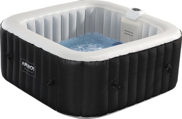 Basen z hydromasażem SPA jacuzzi nadmuchiwany kwadratowy Arebos 600 l #4106
