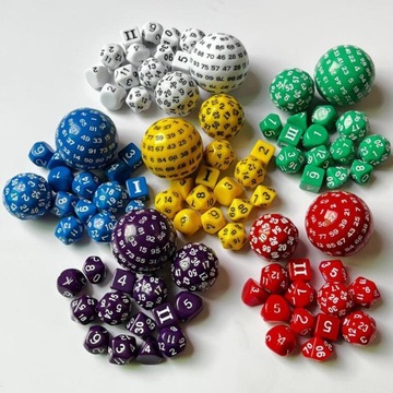 15x kostki wielościenne upominki na przyjęcie zabawki kostki akrylowe żółte