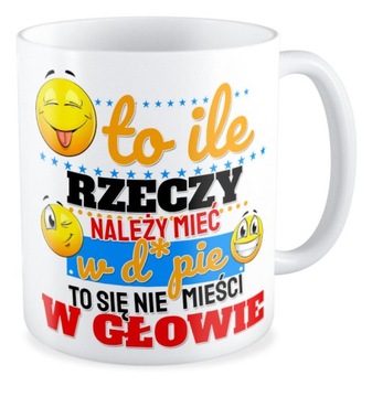 Kubek Zabawny prezent To się nie mieści w głowie