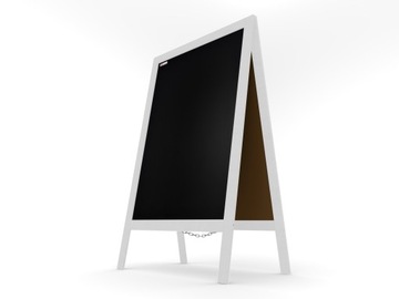 Доска серая 90х60см, серая рамка + мел