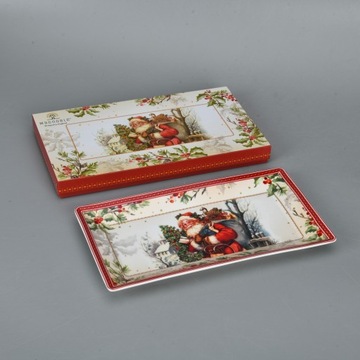 Блюдо, Тарелка, Торт, Рождественский Торт, Дед Мороз, Рождество