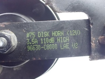 KLAKSON SIGNÁL TRUBKA ORIGINÁLNÍ 96630-C8000 HYUNDAI I20 II 16R