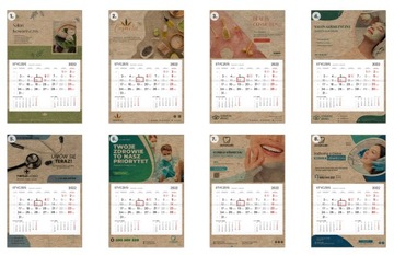 Рекламный календарь для компаний на 2024 год Ваши фото EKO KRAFT LOGO