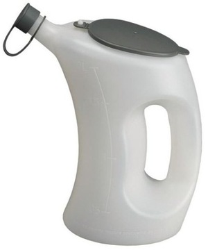 Мерный стакан из полиэтилена, номинальный объём 5 л, с крышкой PRESSOL.