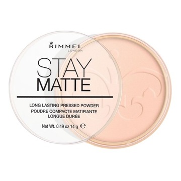 Rimmel Stay Matte Powder puder prasowany 002 Pink Blossom 14g P1