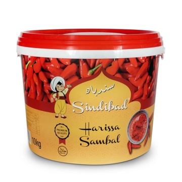 Sambal Oelek Harissa Z PEPPERONI MEGA OSTRA 10kg