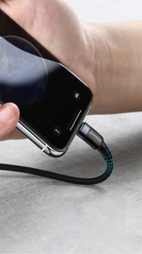 Feegar USB-A micro USB QC 3.0 нейлоновый кабель 2,4 А