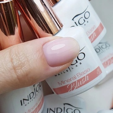 Минеральная основа для гель-лака Indigo — румяна 7 мл