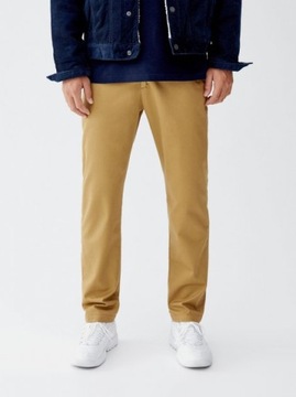 MUSZTARDOWE SPODNIE pull&bear R. 40 P008101