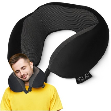 PODUSZKA PODRÓŻNA ROGAL NA SZYJĘ TURYSTYCZNA PIANKA VISCO MEMORY ZAGŁÓWEK