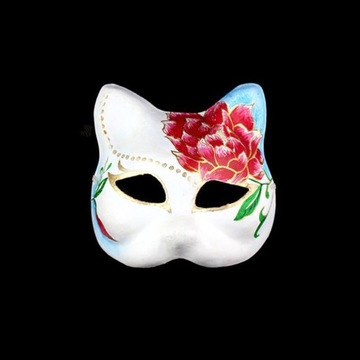 Белая маска DIY Therian Masks однотонная 3 шт.