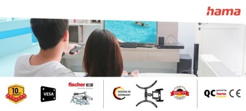 НАКЛОННОЕ КРЕПЛЕНИЕ ДЛЯ ТВ Hama VESA 200X200