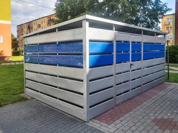 Навес для мусора 4,5х2,5м.
