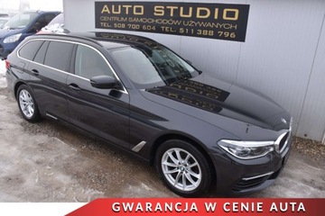 BMW Seria 5 G30-G31 Touring 520d 190KM 2019 BMW Seria 5 Kamera360 Head-Up Wirtual Digital-Key SkoryPamiec Asystenty, zdjęcie 1