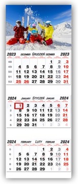 ТРОЙНОЙ календарь с ВАШИМ фото на 2024 год.