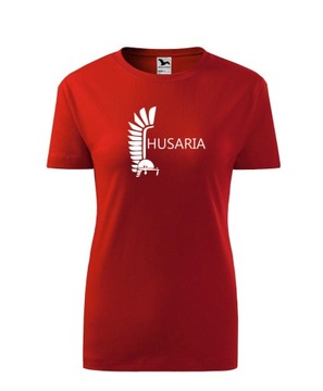 Koszulka T-shirt POLSKA HUSARIA PATRIOTA PATRIOTYCZNA damska