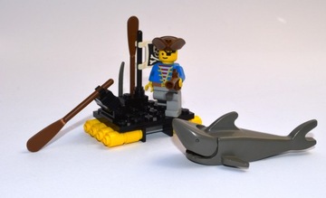 LEGO 6234 Pirates - Tratwa z piratem i rekinem