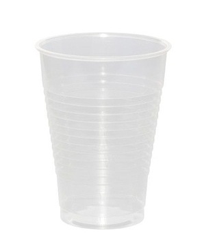 Kubki jednorazowe plastikowe bezbarwne 100 szt. (wliczona opłata SUP)