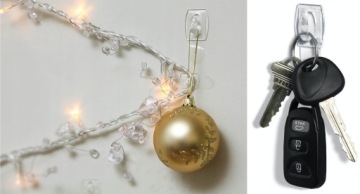 Самоклеящиеся крючки COMMAND для рождественских украшений 6 шт